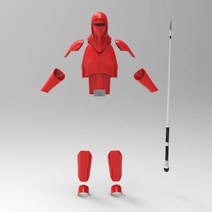 Imperial / Shadow Guard whit Force Pike complete Armor for 3D printing 3D Print File (stl)