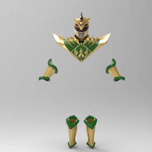 Lord Drakkon Complete Armor from MMPR 3D Print File (stl)