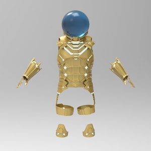 Mysterio Far From Home for 3D Printing full body Armor (.stl FILE)