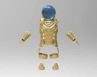 Mysterio Far From Home for 3D Printing full body Armor (.stl FILE)