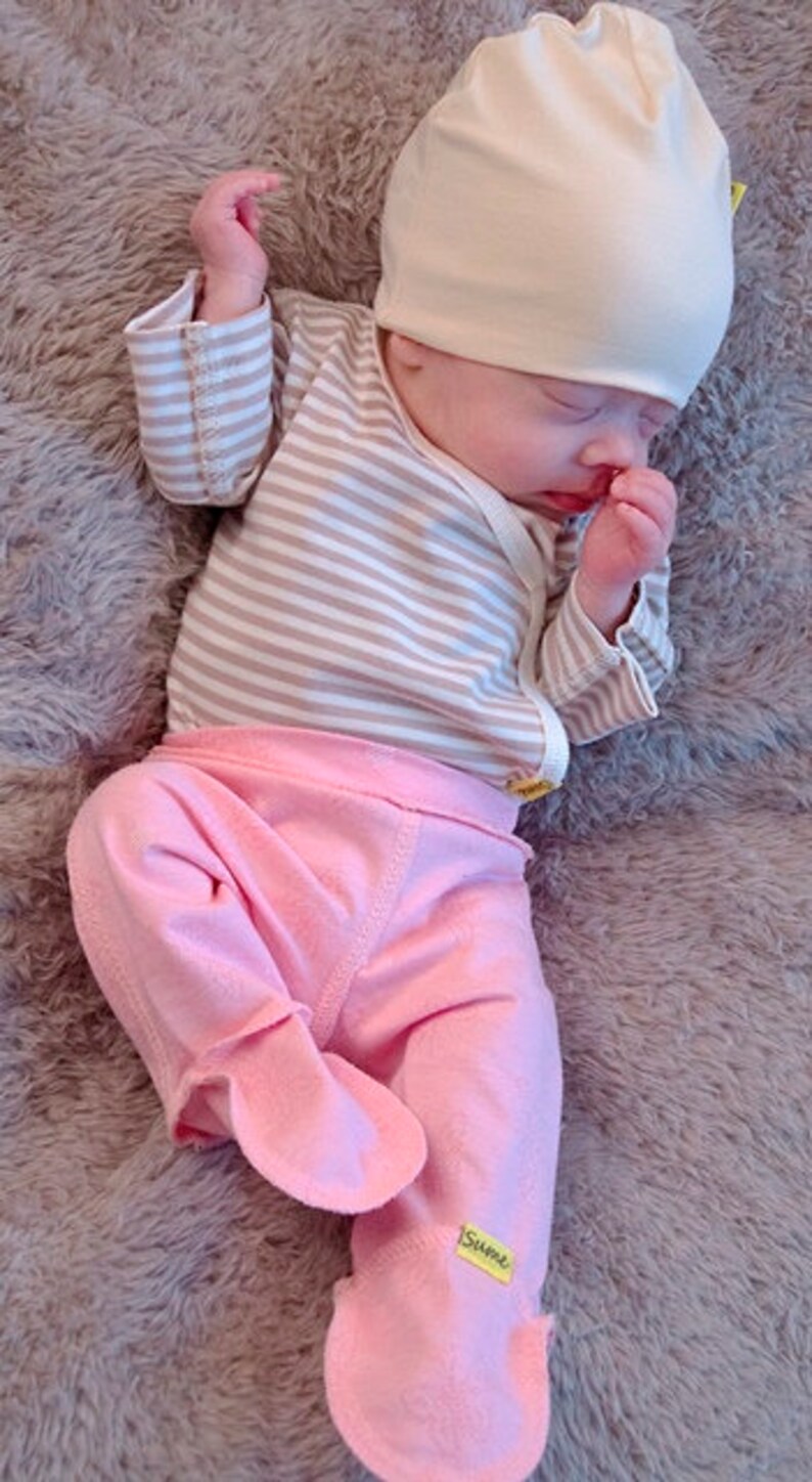 Premature/preemie baby pants/leggings GOTS organic cotton Etsy