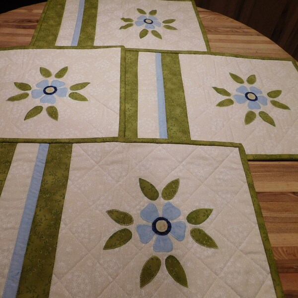 Applique Placemats Etsy