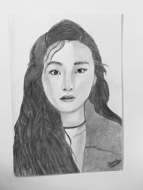 Seulgi Red Velvet Drawing Etsy