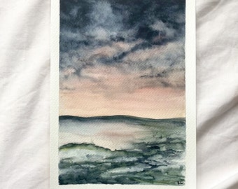 Abstract Landscape // A5 watercolour