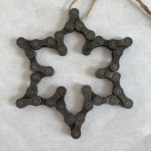 Bicycle chain snowflake image 2