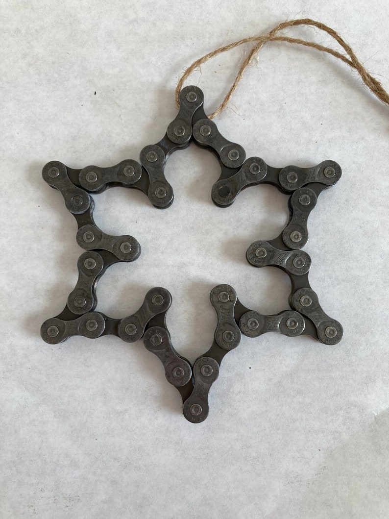 Bicycle chain snowflake image 2