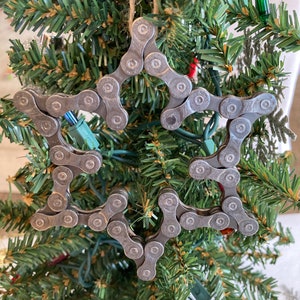 Bicycle chain snowflake image 3