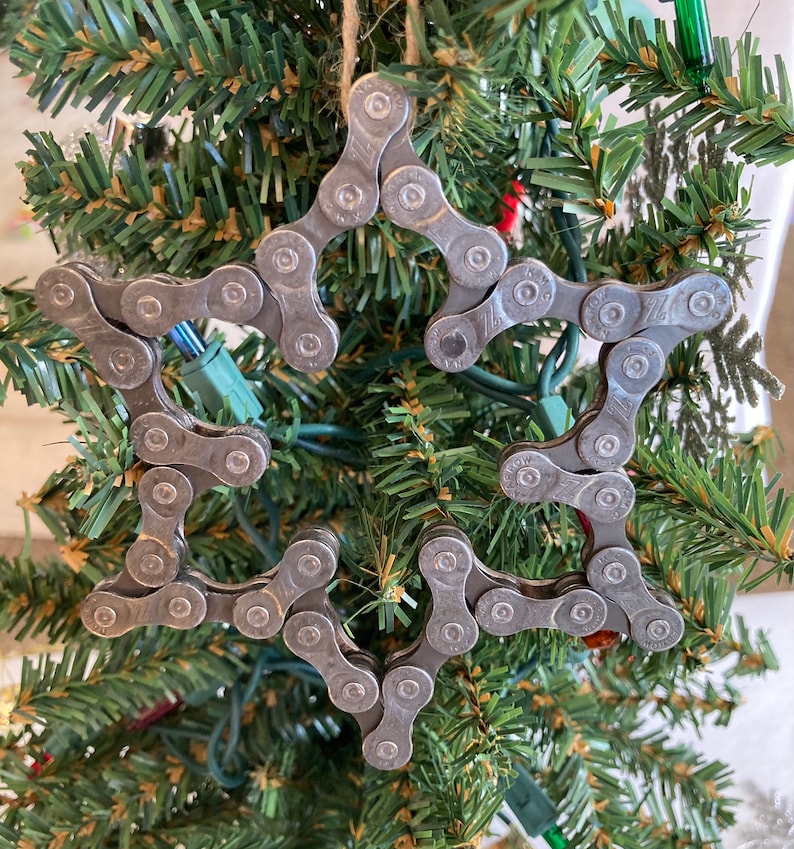 Bicycle chain snowflake image 3