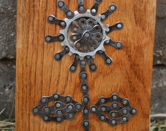 Flor de cadena de bicicleta