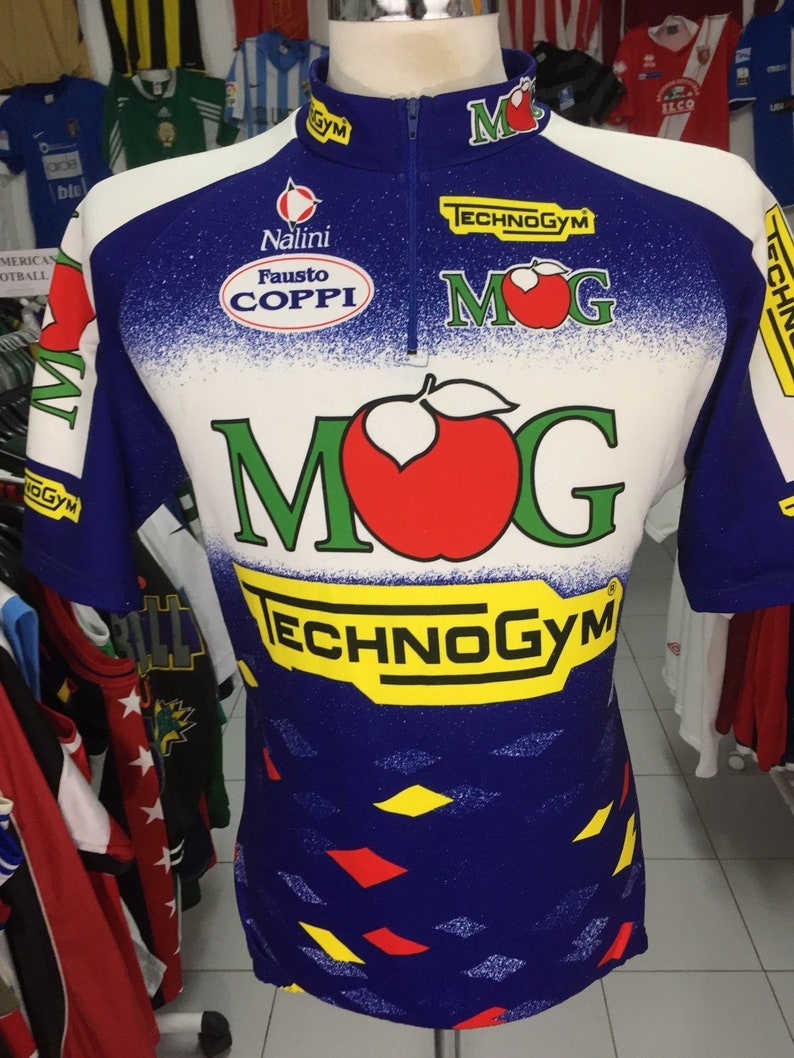 Vintage Trikot Team MG Maglificio Technogym 1995 (6) Nalini Italien Vintage Trikot Team MG Maglificio Technogym 1995 (6) Nalini Italien
