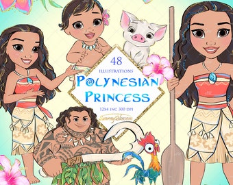 Baby Moana Clipart Etsy