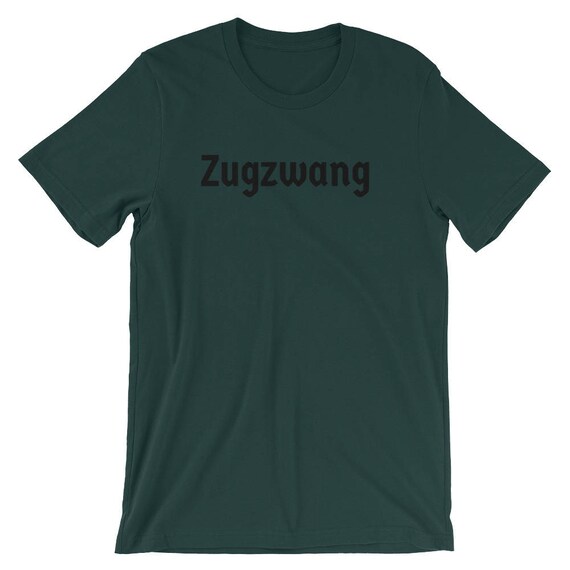 Chess - zugzwang logo t-shirt