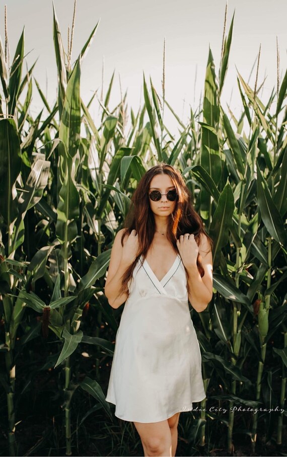 Silk slip dress