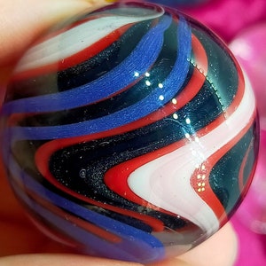 Colorful glass marble,  swirl marble handmade from borosilicate glass