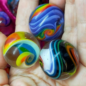 Three lovely marbles at a bargain price for buying three at once!