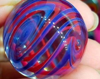 Handmade marble from Borosilicate Glass, beautiful feeling of flow!