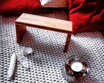 3iki by AncestorCrafts - wooden meditaton bench