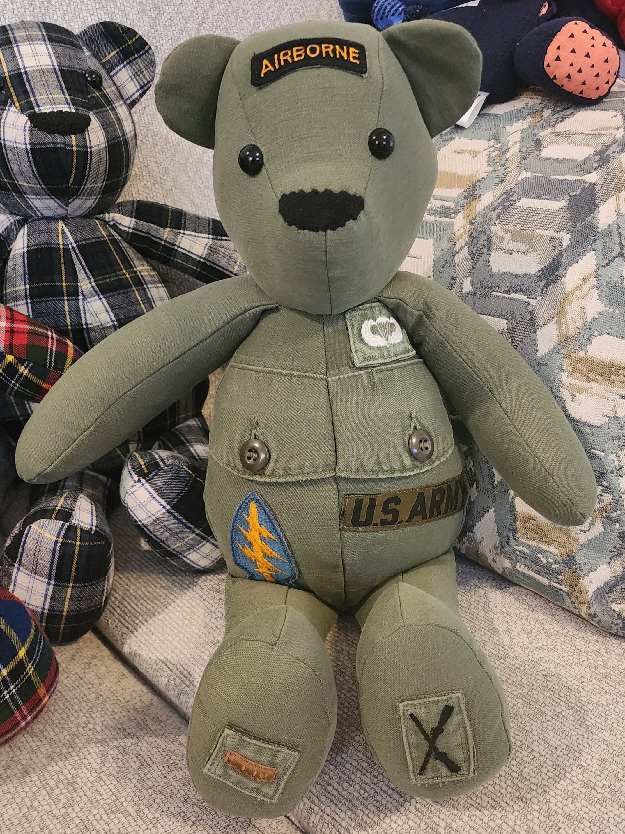 Military Uniform Indian Military Memory Bear Memory Bear Custom