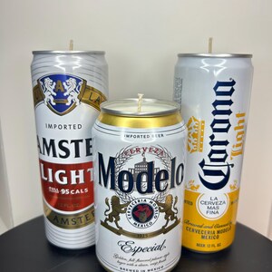 CITRONELLA Beer Can Candle Imported 12oz
