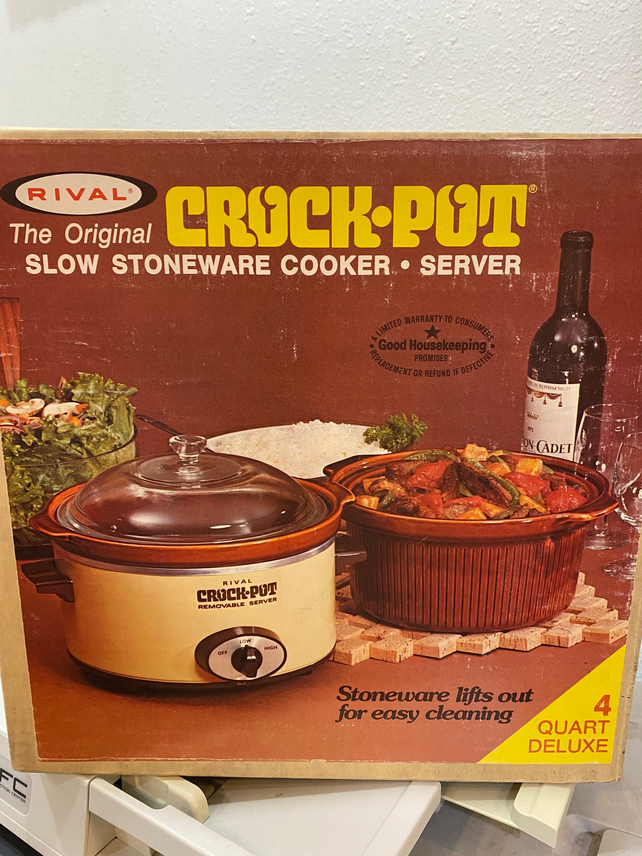 Rival Crock-Ette Pot Slow Cooker Replacement Plastic Lid 3205 3200