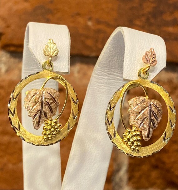 Black Hills Gold Earrings Etsy