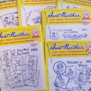 Aunt Martha's, 3021, Dutch Motifs, Transfer Pattern, Hot Iron Transfer –  The Vintage Teacup