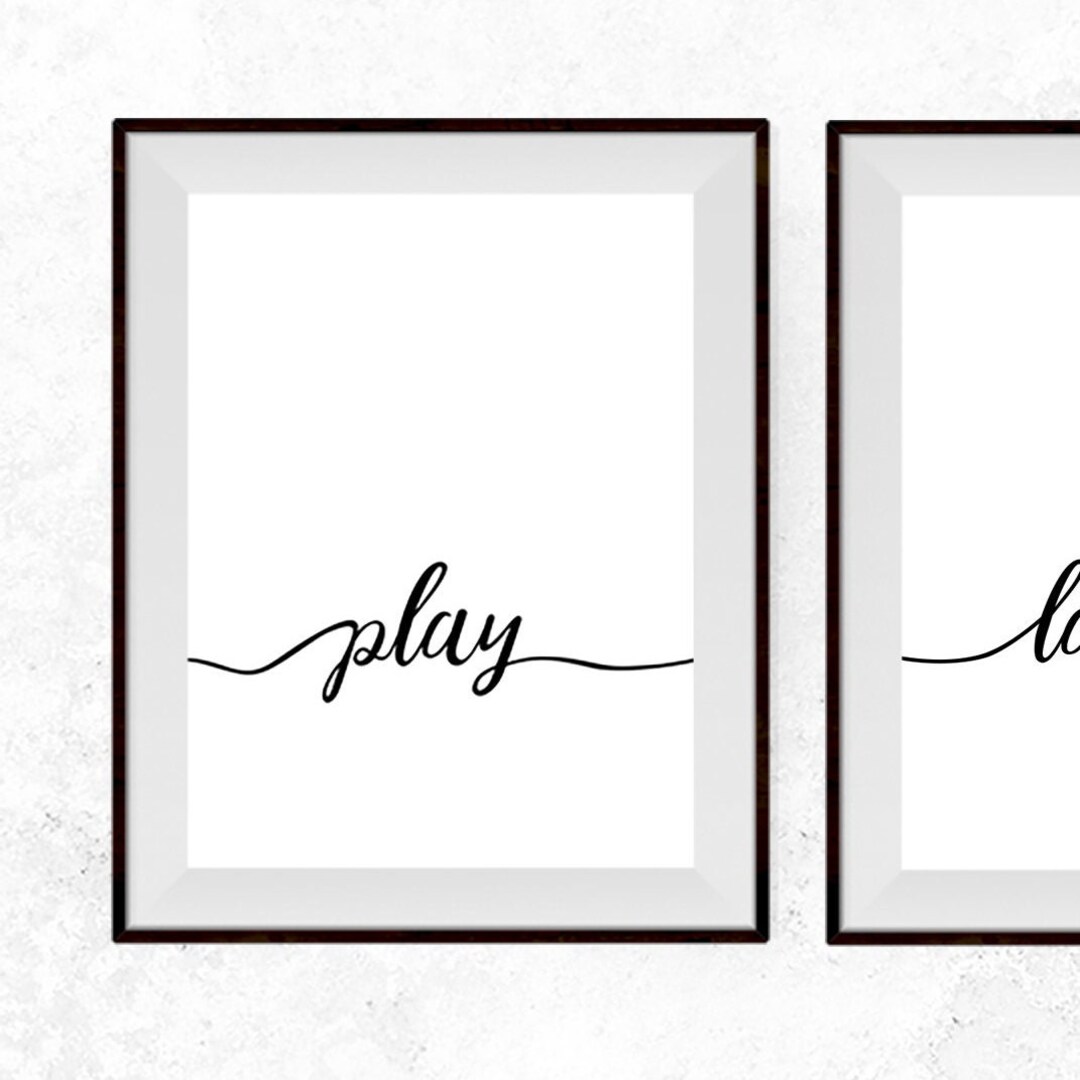 play-script-printable-download-digital-wall-art-modern-etsy