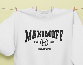 Maximoff EST. 1989 - adults unisex hoodie / sweatshirt / t-shirt - Perfect Gift - Fathers/ Mothers Day Gift for Him or Her V2