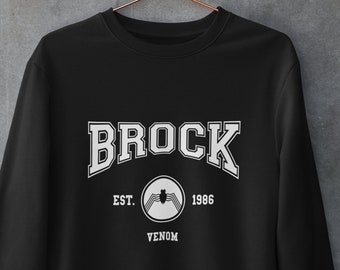 Brock EST. 1986 - Pullover Jumper - adults unisex hoodie / sweatshirt / t-shirt - Perfect Gift - Fathers/ Mothers Day for Him or Her V2