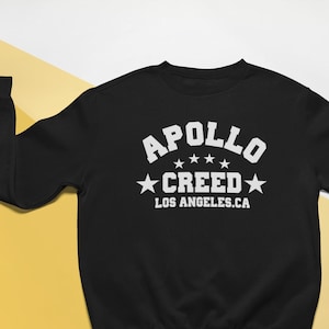 Apollo Creed Rocky Movie boxing Gym Training Jumper Hoodie / Sweater/ T-Shirt - Gift, Boxing Fan, Film Fan, Perfect Gift for him or her