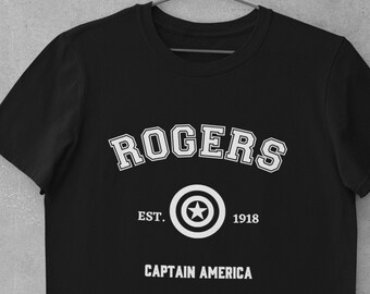 Rogers EST. 1918 Tee - sudadera con capucha unisex para adultos / sudadera / camiseta - Regalo perfecto - Cosplay - Ciencia ficción - Día de los padres / madres Regáale