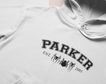 パーカー EST. 2001 スパイダー - 大人用ユニセックス パーカー / スウェットシャツ / T シャツ - お父さんシャツ - 彼または彼女への父の日ギフト