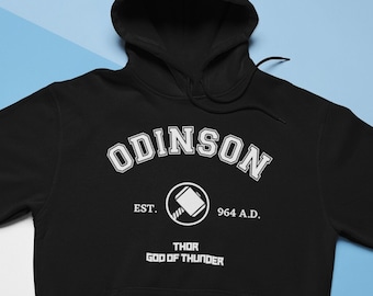 Odinson EST. 964 AD - adults unisex hoodie / sweatshirt / t-shirt - Perfect Gift - Cosplay - Sci Fi - Fathers/ Mothers Day Gift for Him/ Her