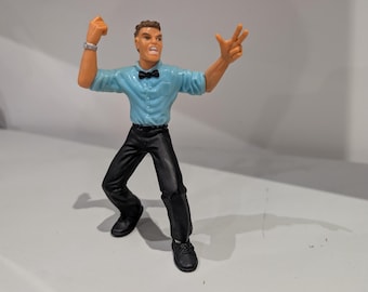 WCW Referee Figure Toy Box 1999 Smash N Slam Vintage Referee Wrestling Figure