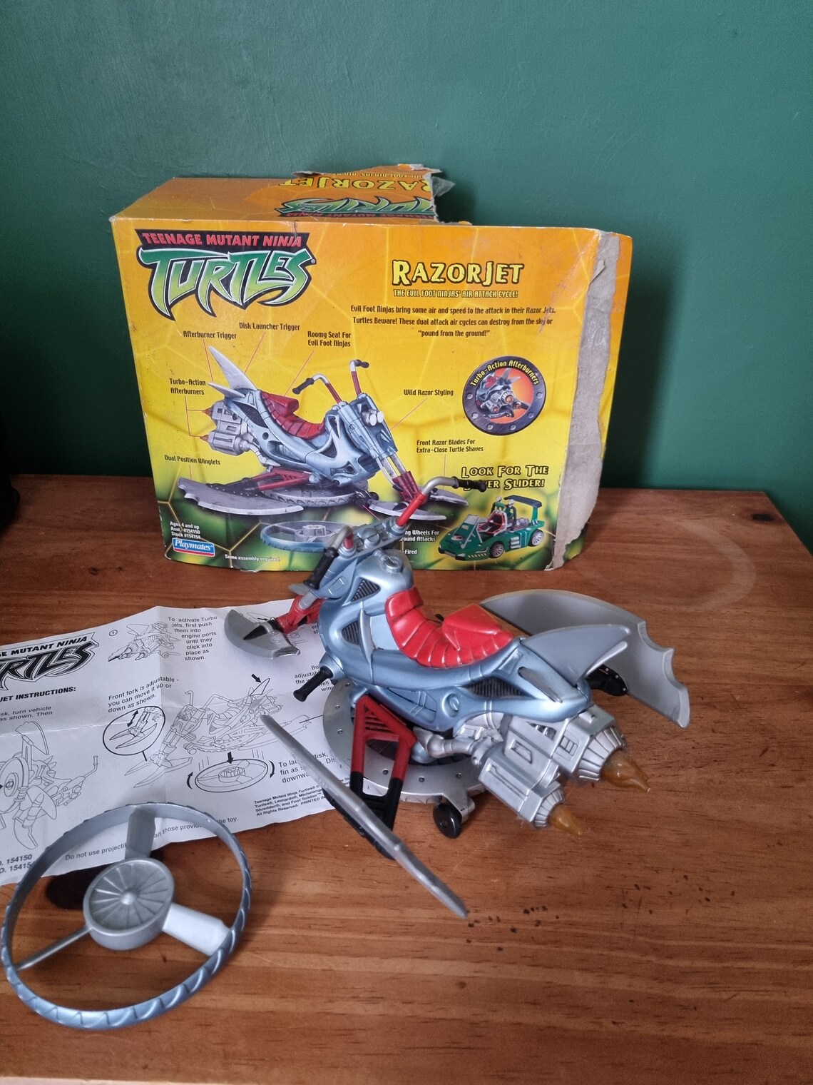 2003 Playmates Teenage Mutant Ninja Turtles TMNT Razor Jet Vehicle ...