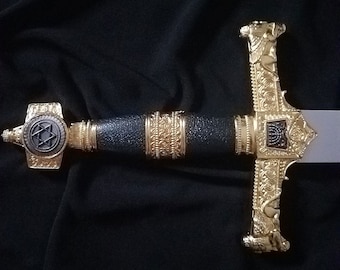 Personalized King David Sword: Engraved Ceremonial Sword - Up to 65 Characters of Text & Logo