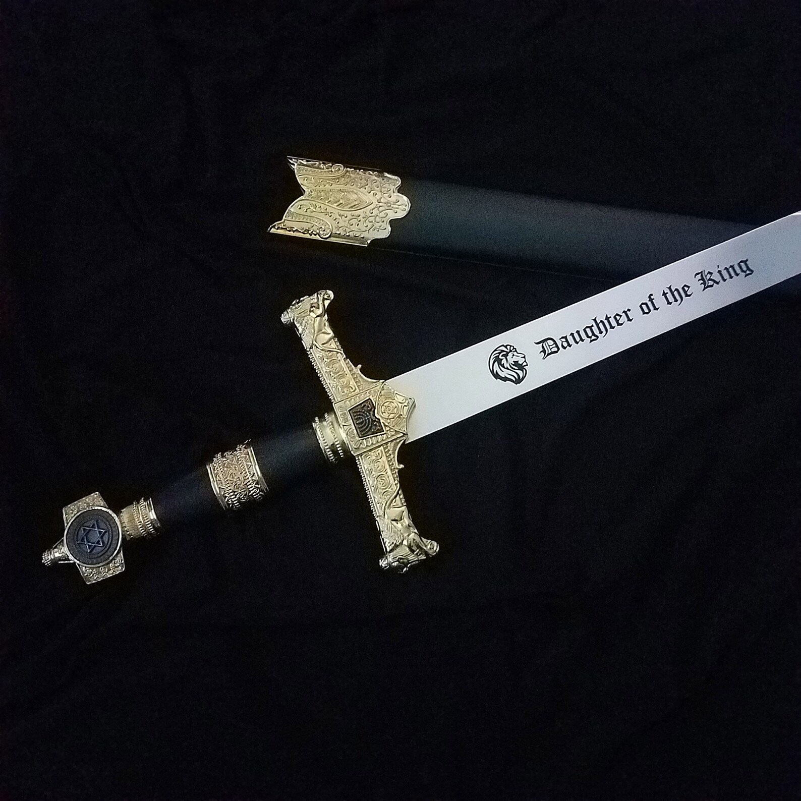 Personalized King David Sword Your Custom Engraved Text - Etsy
