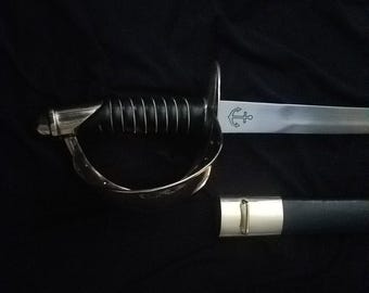 Sable naval estadounidense personalizado – Sable de exhibición grabado a medida