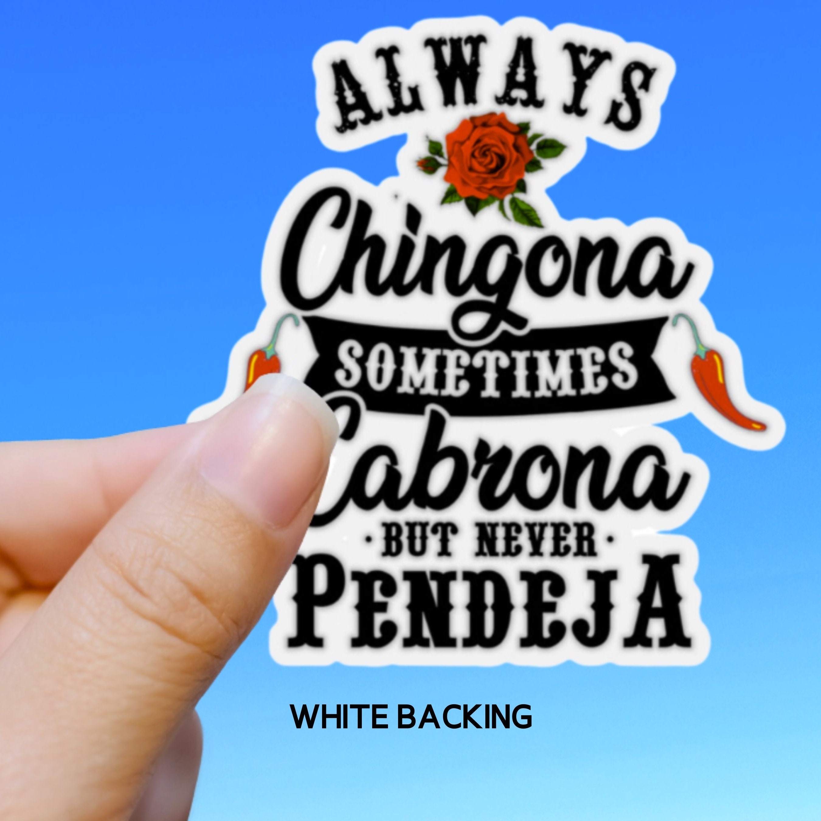 Always Chingona Sometimes Cabrona But Never Pendeja, Custom Mug