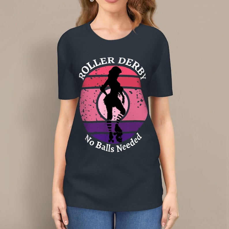 Roller Derby No Balls Required Bella Short Sleeved Women's T-shirt
