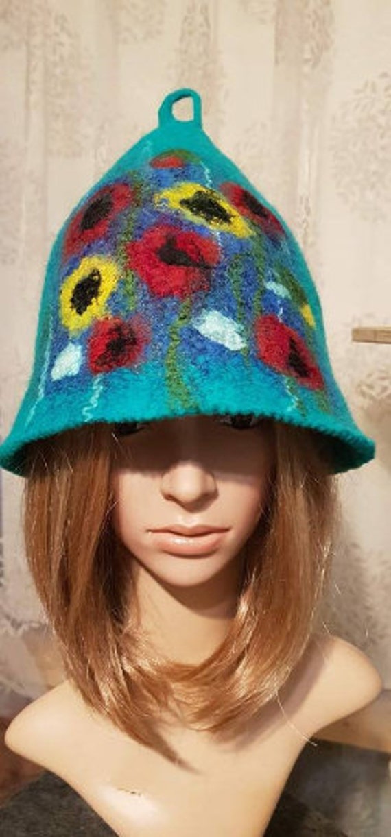 Wool Sauna Hat For Women Infrared Sauna Accessories Luxury