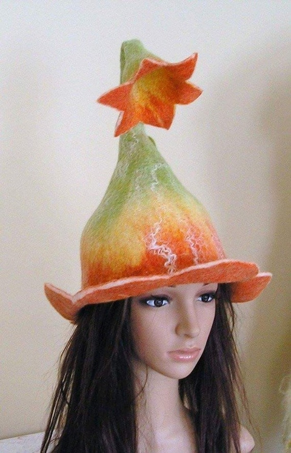 Hand felted Gradient Wool Hats Hand felted Gradient Wool Hats