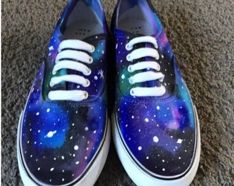 Galaxy Vans Shoes | Etsy