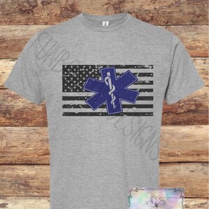 EMS l EMT l Paramedic Shirt l Star Of Life Shirt
