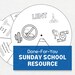 Lent Coloring Wheel, Printable Sunday School Lesson, Kids Bible Study ...