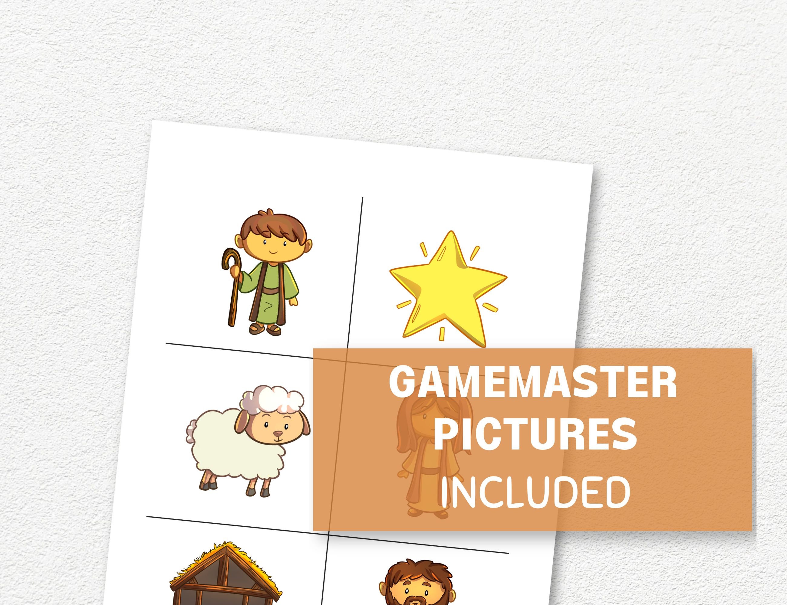 Nativity Bingo for Kids and Adults, 25 Printable Nativity Bingo Cards ...