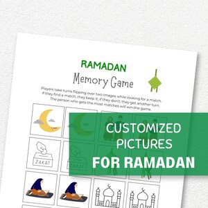 Ramadan Memory Game, Printable Memory Matching Game, Ramadan Activity ...