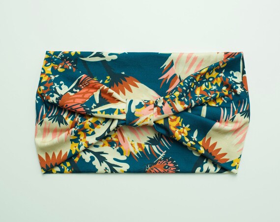 Butterfly Garden - Women's Knit Stretch Modern Jersey Headband