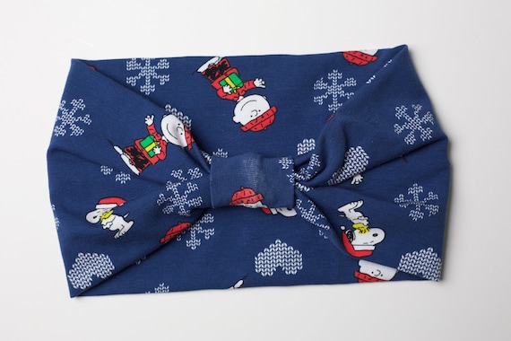 SALE Charley Brown Christmas - Women's Knit Stretch Headband
