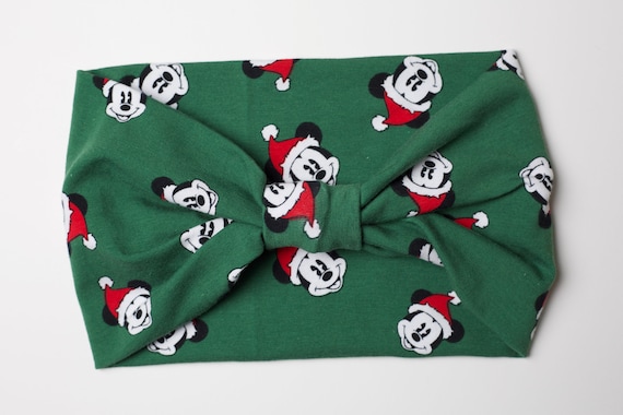 SALE Mickey Mouse Holiday - Women's Knit Stretch Headband